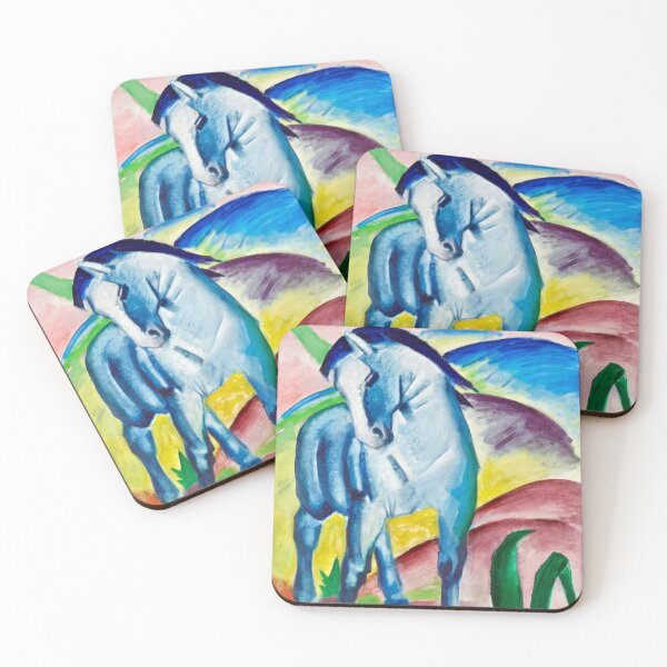 Item preview, Blue Horse I by Franz Marc designed and sold by WonderweissStudio.