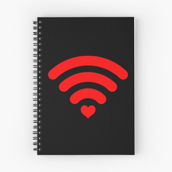 Item preview, Wifi Heart Wireless Love Romantic Geek designed and sold by joseartgel.