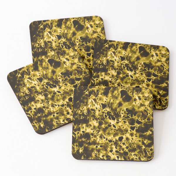 Item preview, Gold Porous Stone Pattern designed and sold by SunshineWalker.
