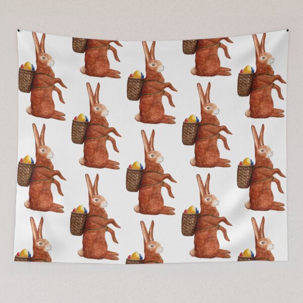 Item preview, Easter bunny, retro without background designed and sold by Sandra  Steinke.