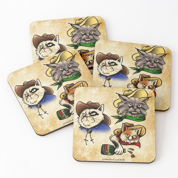Item preview, Cowboy Cats designed and sold by StudioConChile.