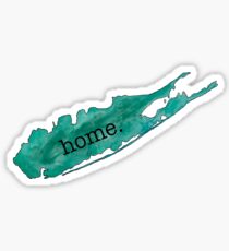 Home on Long Island Sticker