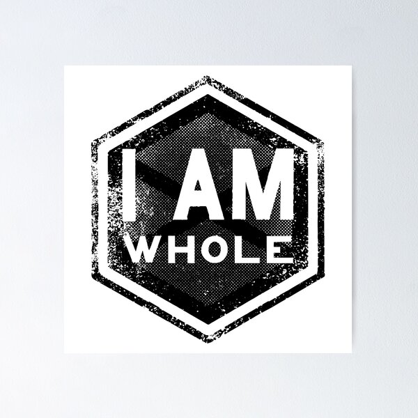 Item preview, I AM - Whole - Affirmation - Black designed and sold by hector2ortega.