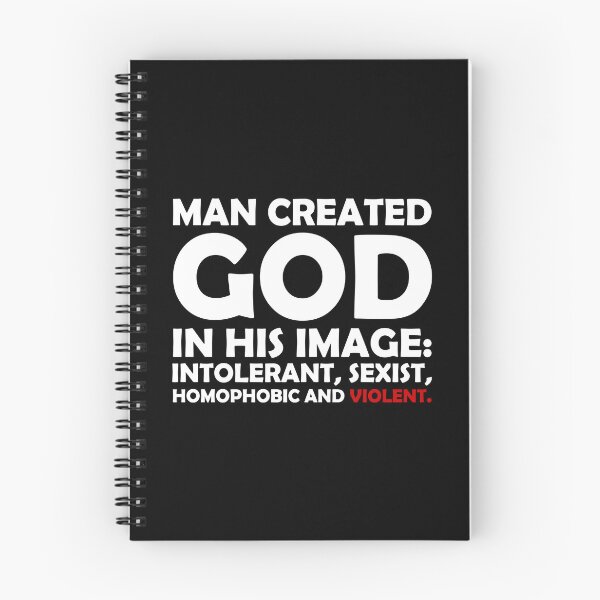Item preview, Man created god is his image Intolerant sexist homophobic and violent designed and sold by QueendarChanse.