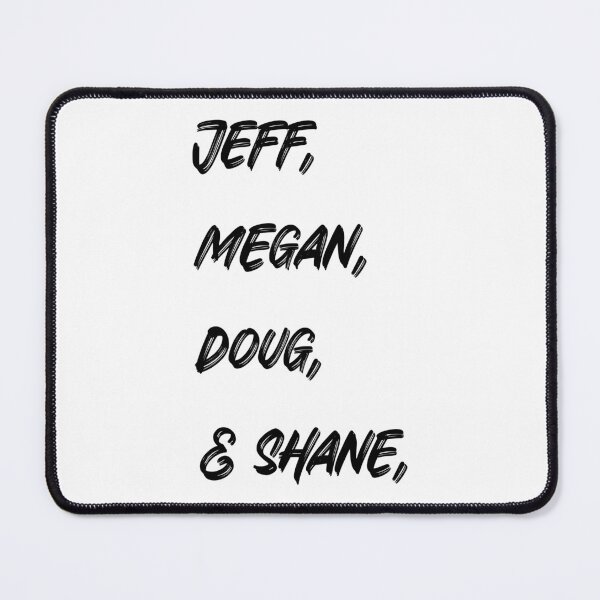 Item preview, Jeff Lewis Live Crew Names Jeff Megan Doug Shane Classic T-Shirt designed and sold by makfred.