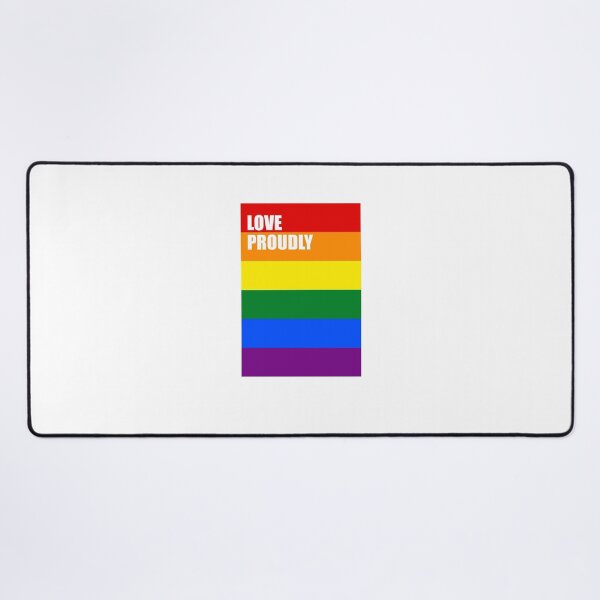 Item preview, Rainbow flag Love proudly designed and sold by QueendarChanse.