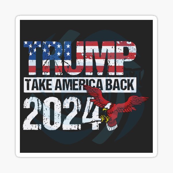 TRUMP 2024 I'LL BE BACK Vinyl Decal Sticker RNC Car Wall President MAGA 