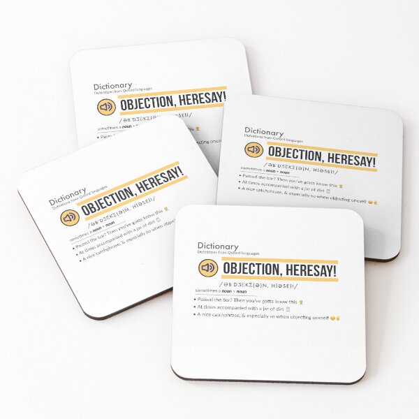 Item preview, Objection Hearsay Your Honor Exclusive Dictionary Definition designed and sold by Hayari 流行り.