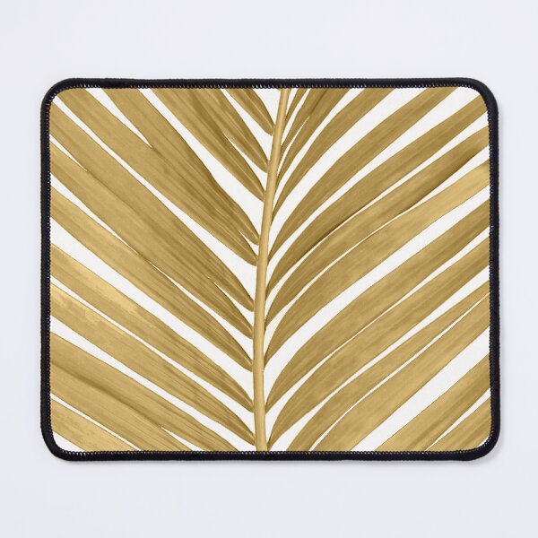 Item preview, Gold Palm Leaf Silhouette Tropical Boho  designed and sold by Tropical Arts.