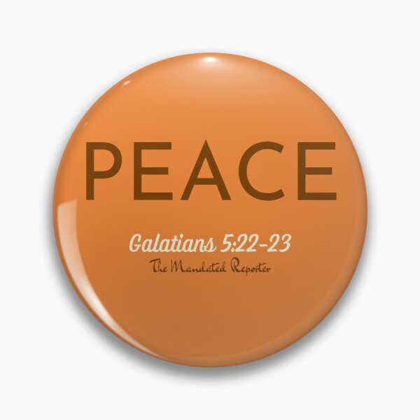 Item preview, The Fruit of The Spirit Peace - Orange, Brown designed and sold by TheReporter1.