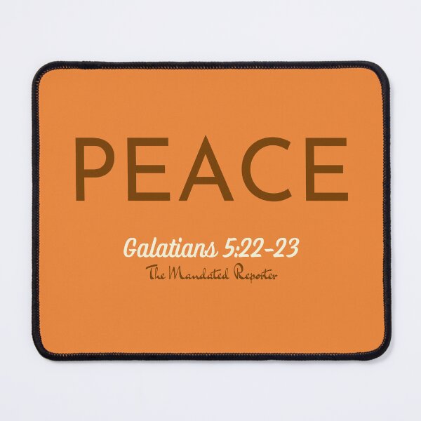 Item preview, The Fruit of The Spirit Peace - Orange, Brown designed and sold by TheReporter1.