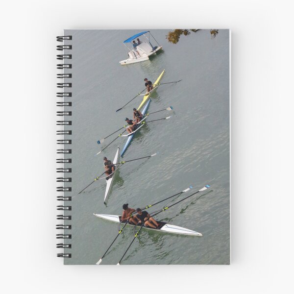 Item preview, Rowing Club Practicing on Miami River designed and sold by BritishYank.