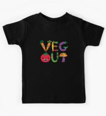 Veg Out - maize Kids Tee