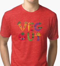 Veg Out - maize Tri-blend T-Shirt