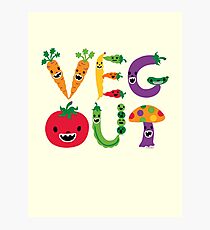 Veg Out - maize Photographic Print