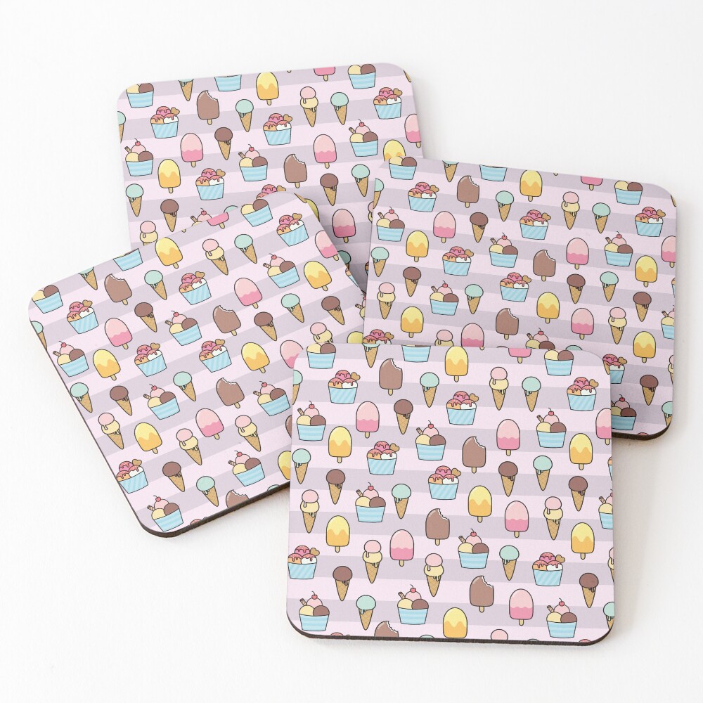 Item preview, Coasters (Set of 4) designed and sold by ClumsyCat.