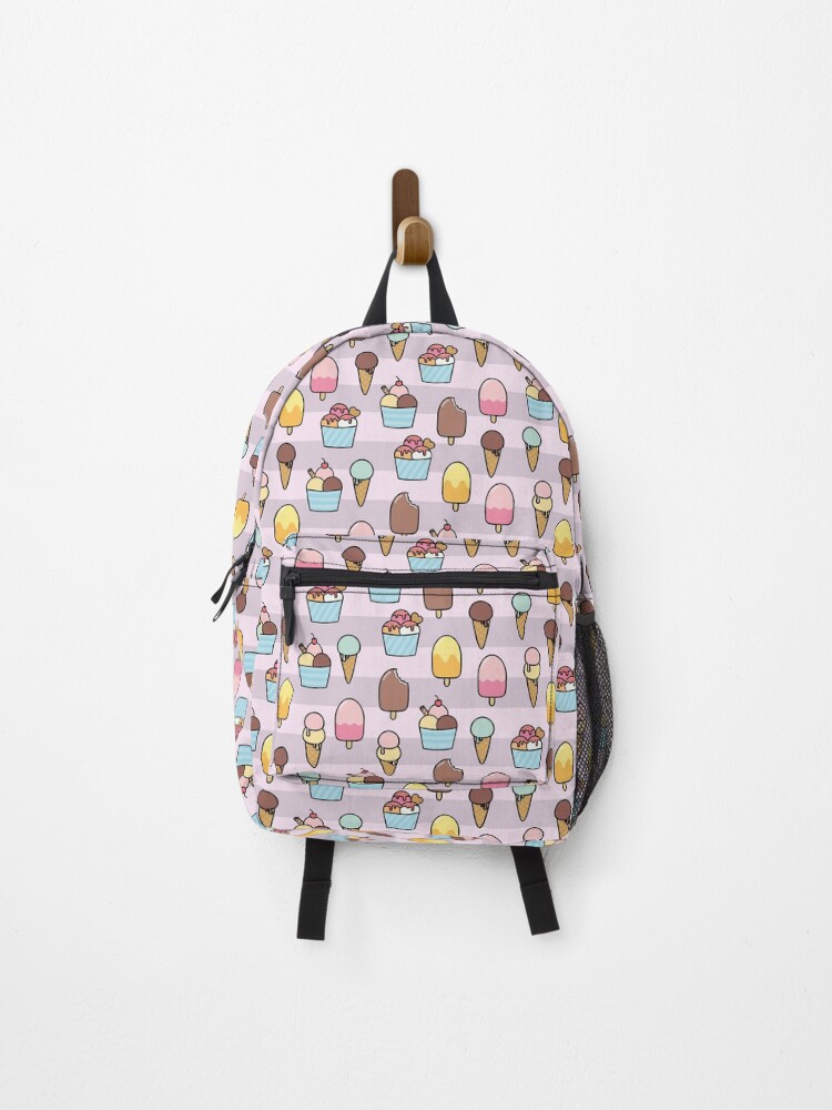 Thumbnail 1 of 3, Backpack, Icecream Popsicle Summer Pattern designed and sold by ClumsyCat.