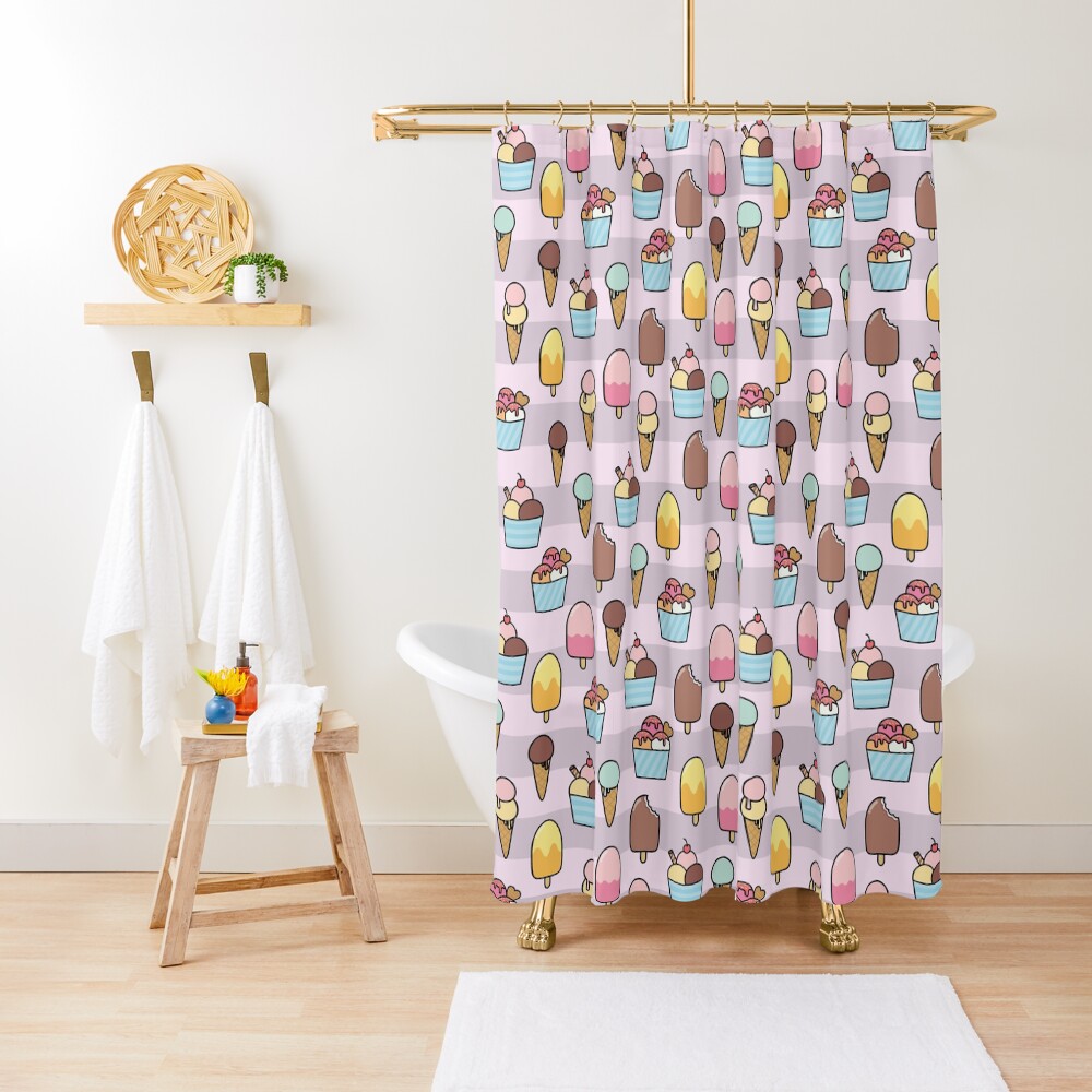 Item preview, Shower Curtain designed and sold by ClumsyCat.