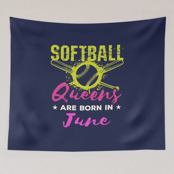 Item preview, Softball Player Birthday Women Queens Are Born in June designed and sold by jaygo.