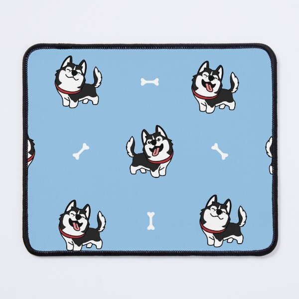 Item preview, Husky dog bone pattern happy boy designed and sold by SmallOrbit.