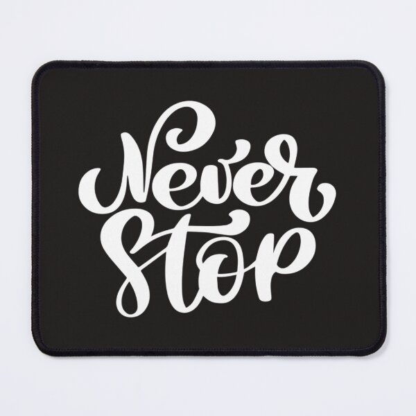 Item preview, Never stop t-shirt ajusté  designed and sold by marcoliyp.