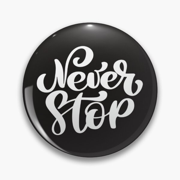 Item preview, Never stop t-shirt ajusté  designed and sold by marcoliyp.
