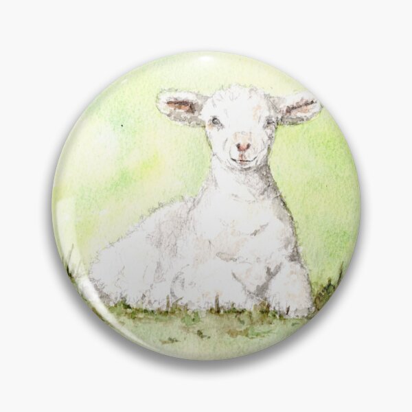 Item preview, lamb in the grass designed and sold by Sandra  Steinke.