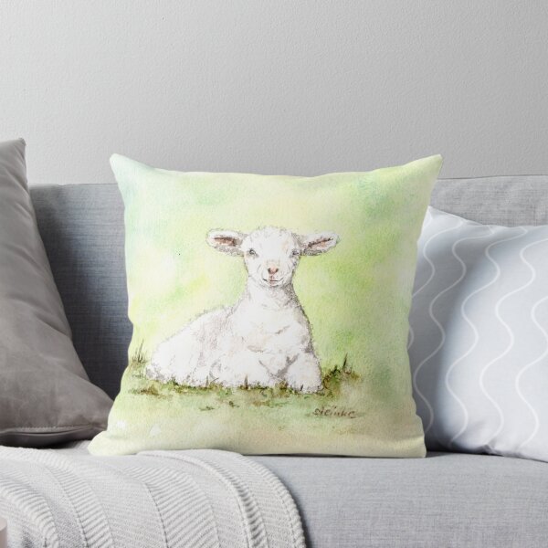 Item preview, lamb in the grass designed and sold by Sandra  Steinke.