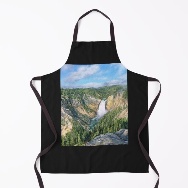 Item preview, Lower Yellowstone Falls Graphic designed and sold by droneyfto.