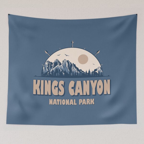 Item preview, Kings Canyon National Park California Vintage Hiking Design designed and sold by CynthiaGraphics.