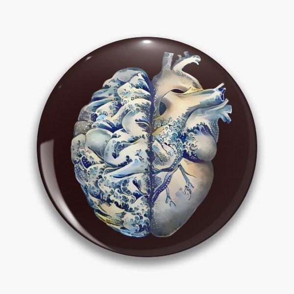 Item preview,  Big wave style, Right balance between head and brain or heart and feeling, designed and sold by Collagedream.