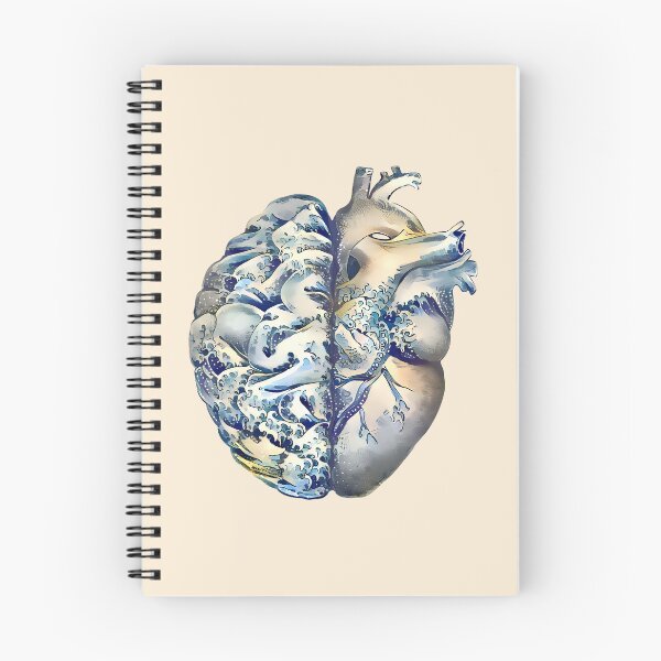 Item preview,  Big wave style, Right balance between head and brain or heart and feeling, designed and sold by Collagedream.