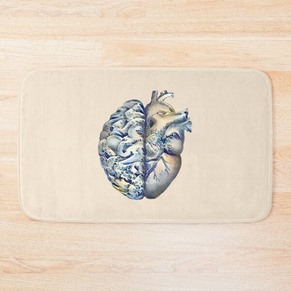 Item preview,  Big wave style, Right balance between head and brain or heart and feeling, designed and sold by Collagedream.