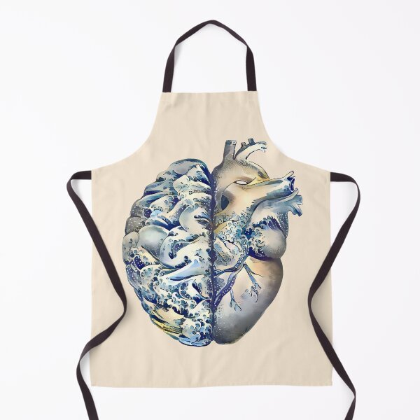 Item preview, Big wave style, Right balance between head and brain or heart and feeling, designed and sold by Collagedream.