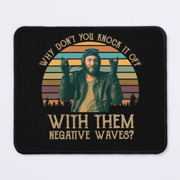 Item preview, Why Don't You Knock It Off With Them Negative Waves Retro Vintage 80s 90s designed and sold by abstract-shapes.