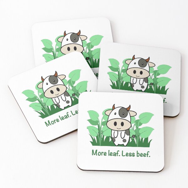 Item preview, More leaf. Less beef. designed and sold by CarynKeller.