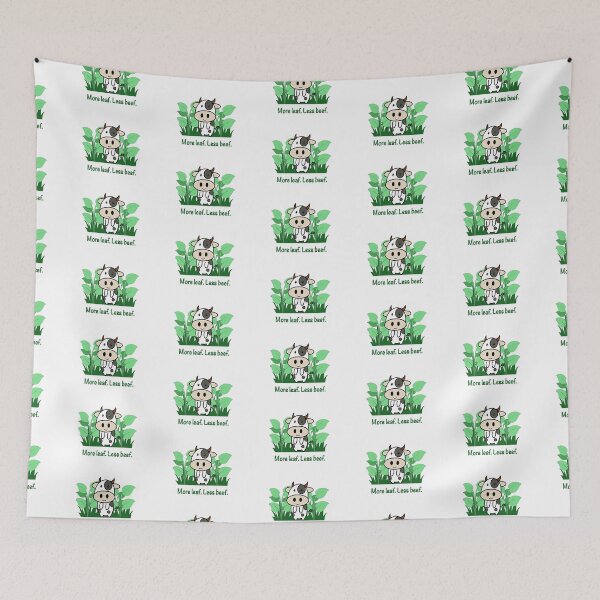 Item preview, More leaf. Less beef. designed and sold by CarynKeller.