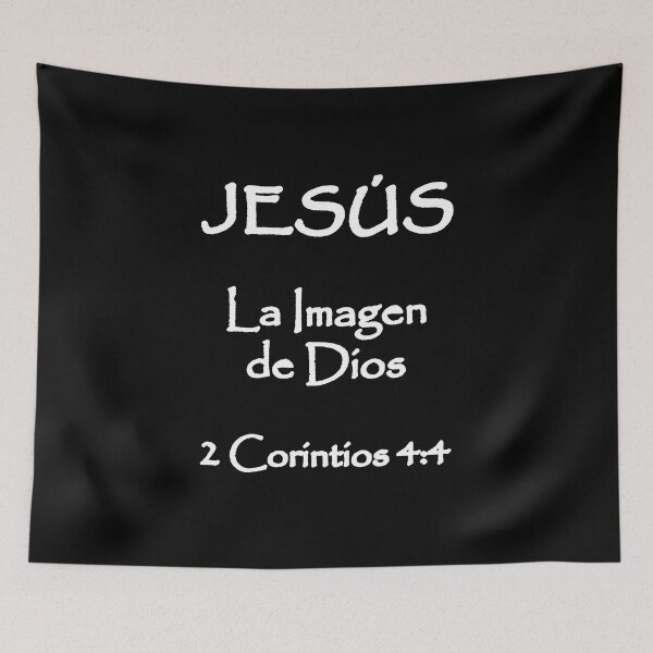 Item preview, 2 Corinthians 4:4 Jesus Image of God Spanish Bible Verse designed and sold by NombresDeJesus.