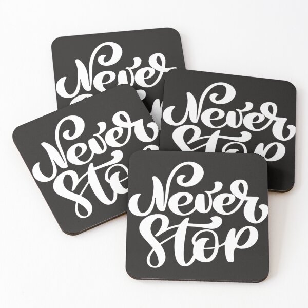 Item preview, Never stop t-shirt ajusté  designed and sold by marcoliyp.