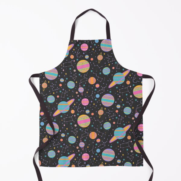 Item preview, Neon Geometric Space on Black designed and sold by latheandquill.