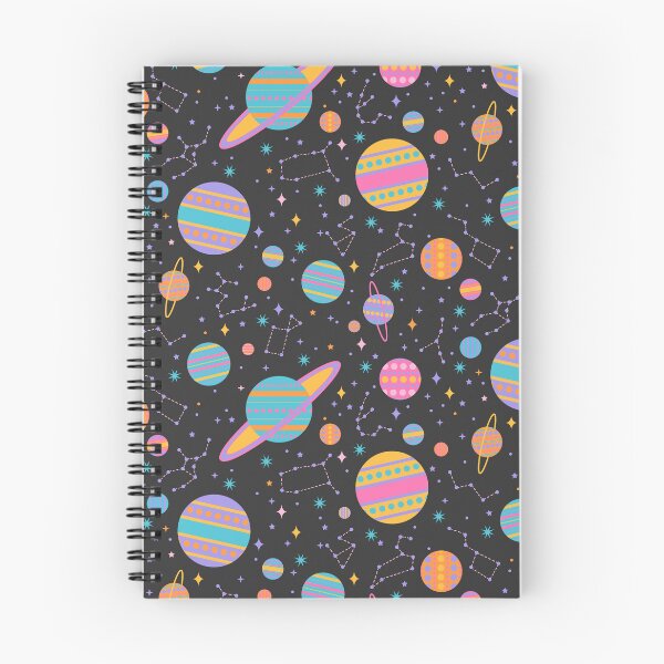 Item preview, Neon Geometric Space on Black designed and sold by latheandquill.