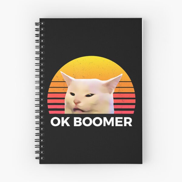 Item preview, Woman Yelling At Table Dinner Funny Cat Ok Boomer designed and sold by abstract-shapes.