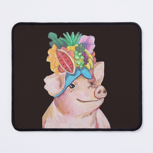 Item preview, Fruit Hat Pig designed and sold by DaughertyDraws.