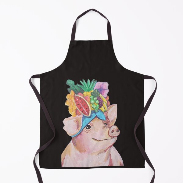 Item preview, Fruit Hat Pig designed and sold by DaughertyDraws.