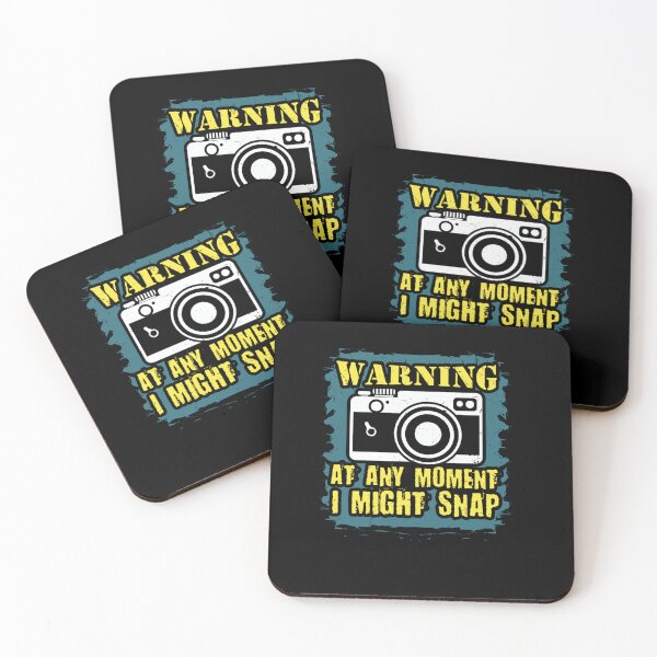 Item preview, WARNING AT ANY MOMENT I MIGHT SNAP FUNNY PHOTOGRAPHER CAMERA designed and sold by sobriowslen.