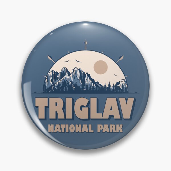 Item preview, Triglav National Park Slovenia Vintage Hiking Design designed and sold by CynthiaGraphics.