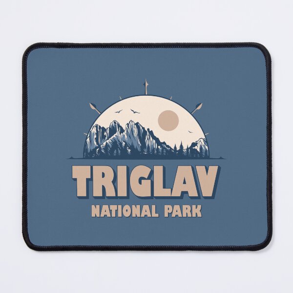 Item preview, Triglav National Park Slovenia Vintage Hiking Design designed and sold by CynthiaGraphics.