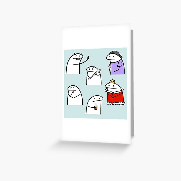 Flork Meme Character Greeting Card For Sale By Saumik Z Redbubble