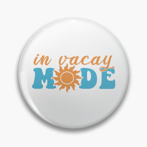 Item preview, In Vacay Mode: Summer Vacation Typography designed and sold by Happy Puppy Print On Demand.