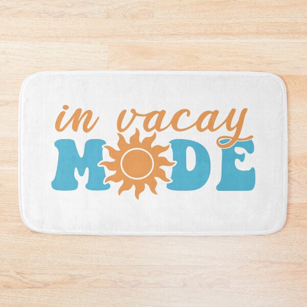 Item preview, In Vacay Mode: Summer Vacation Typography designed and sold by Happy Puppy Print On Demand.